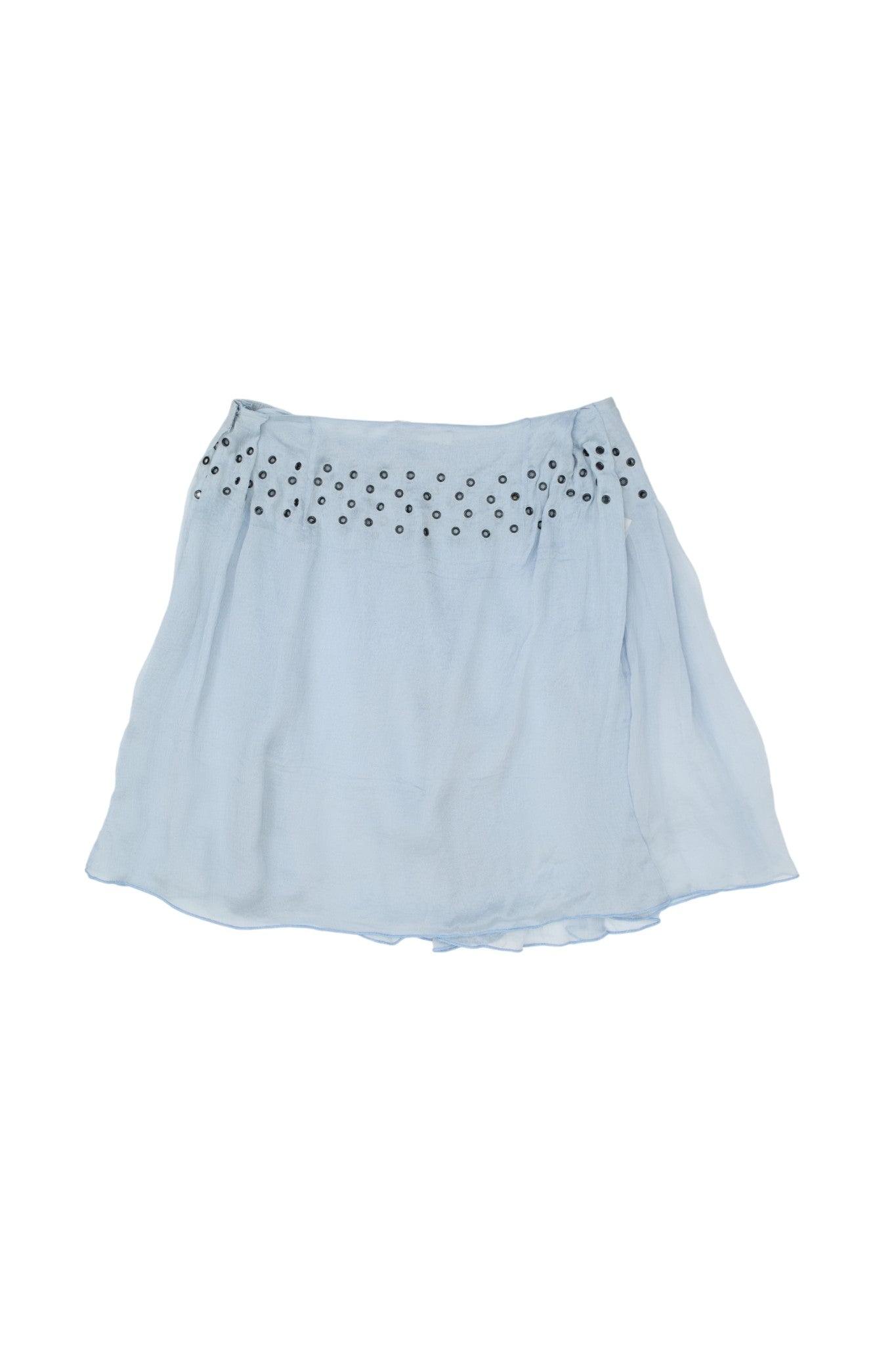 Double Riglet S/S 2000 Blue Double Layer Ringlet Eyelet Skirt – Laan Amsterdam
