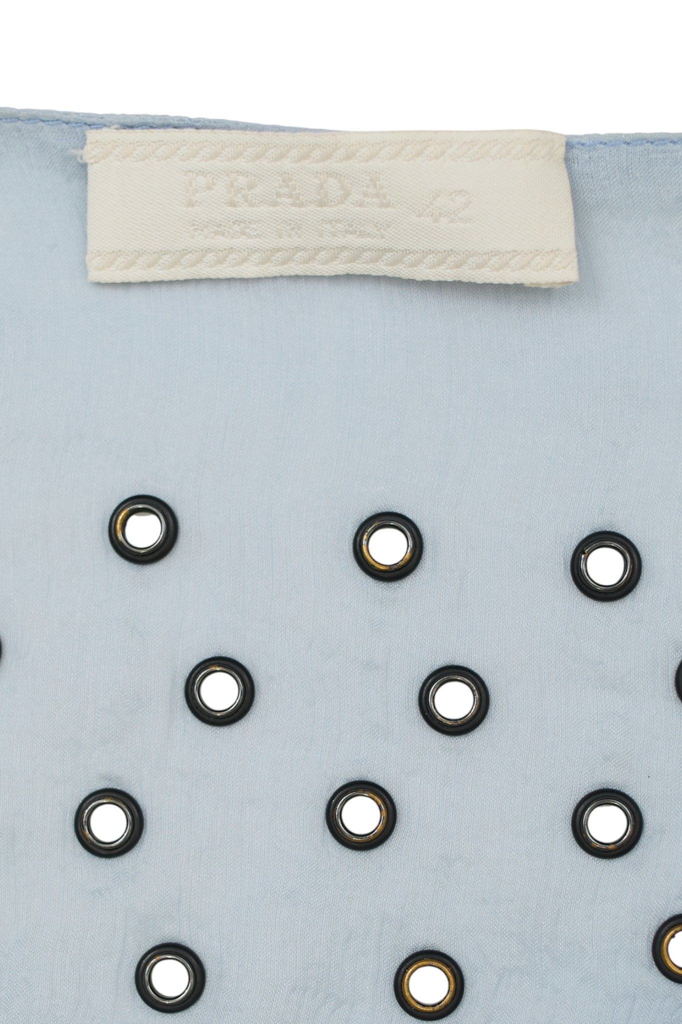 Double Riglet S/S 2000 Blue Double Layer Ringlet Eyelet Skirt – Laan Amsterdam